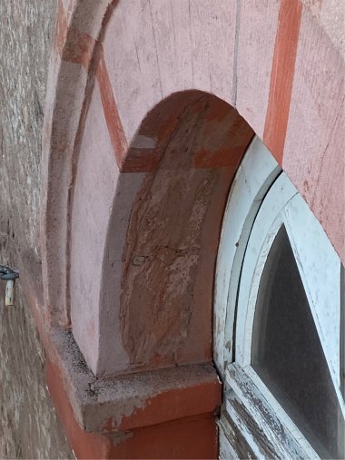 Schäden am Rathausturm Schäden am Rathausturm