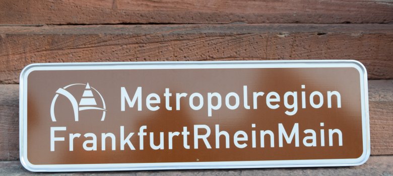 Schild Metropolregion FrankfurtRheinMain