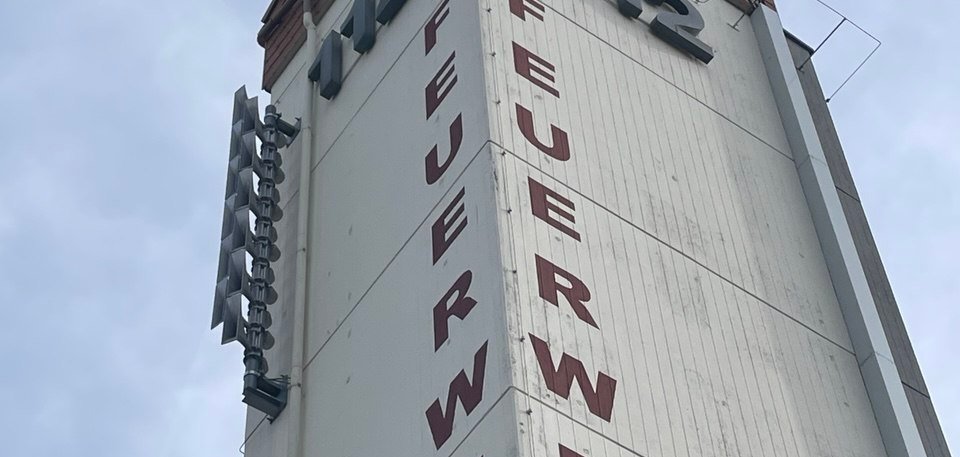 Sirene am Feuerwehrhaus Seligenstadt