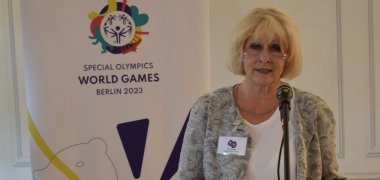 Sylvia Ruppel, Präsidentin Special Olympics Hessen, beim Präsenztreffen der Hessischen Host Towns 2023