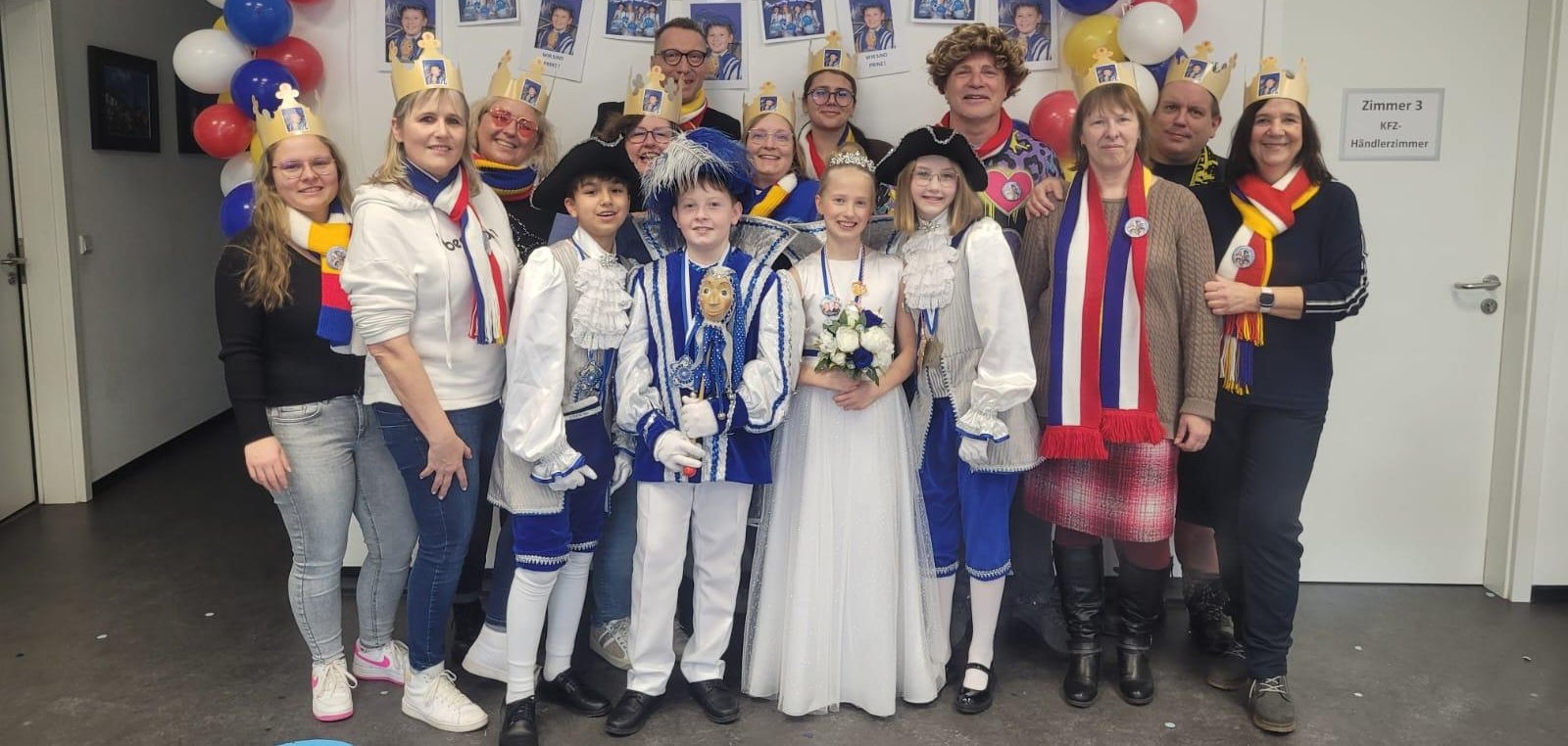 TGS Kinderprinzenpaar im Bürgeramt