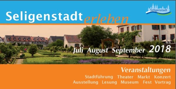 Titel des Veranstaltungskalenders 3. Quartal 2018 Titel des Veranstaltungskalenders 3. Quartal 2018