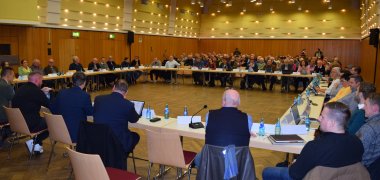 voll besetzter Saal bei der Präsentation