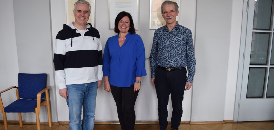 von links nach rechts_Bürgermeister Dr. Bastian, Silke Göbel, Dr. Graf