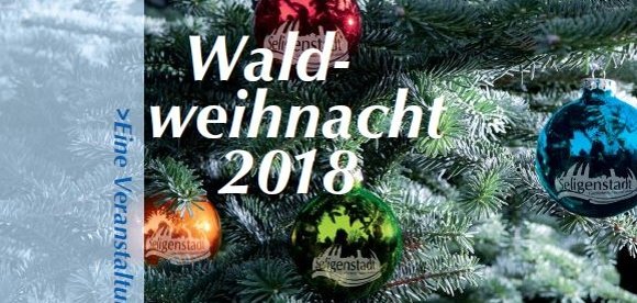 Plakat der Waldweihnacht 2018