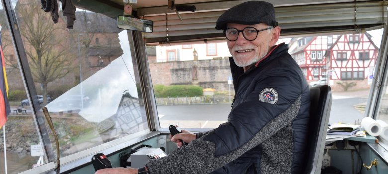 Werner Link am Steuer