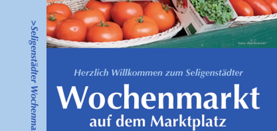Wochenmarkt Plakat