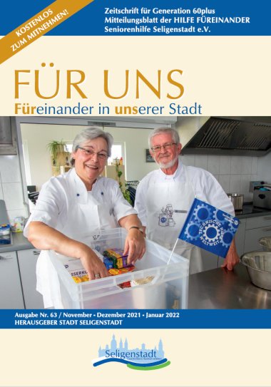 Titelbild FÜR UNS Ausgabe 63 Titelbild FÜR UNS Ausgabe 63