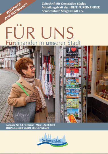 Titelbild FÜR UNS Ausgabe 64 Titelbild FÜR UNS Ausgabe 64