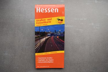 Straßen- und Freizeitkarte Hessen